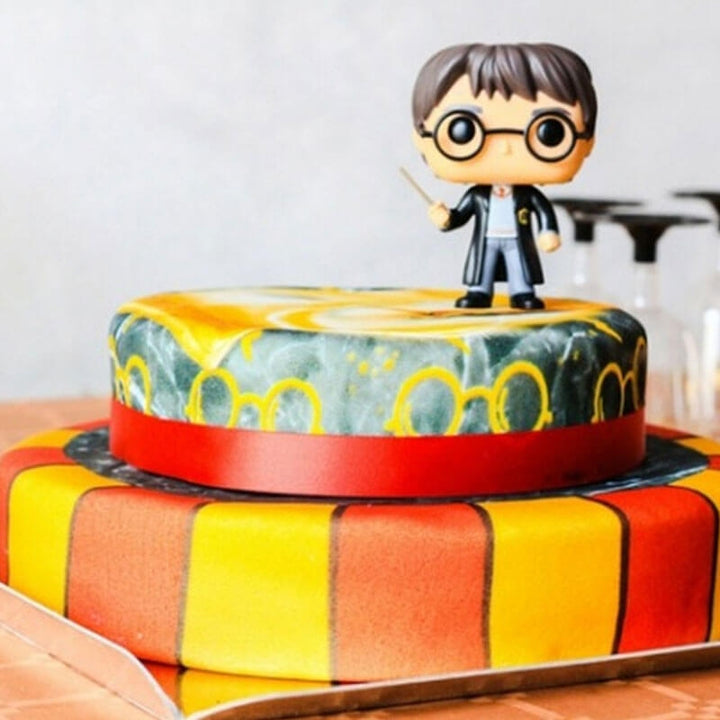Harry Potter® on a two-tier lion cake
