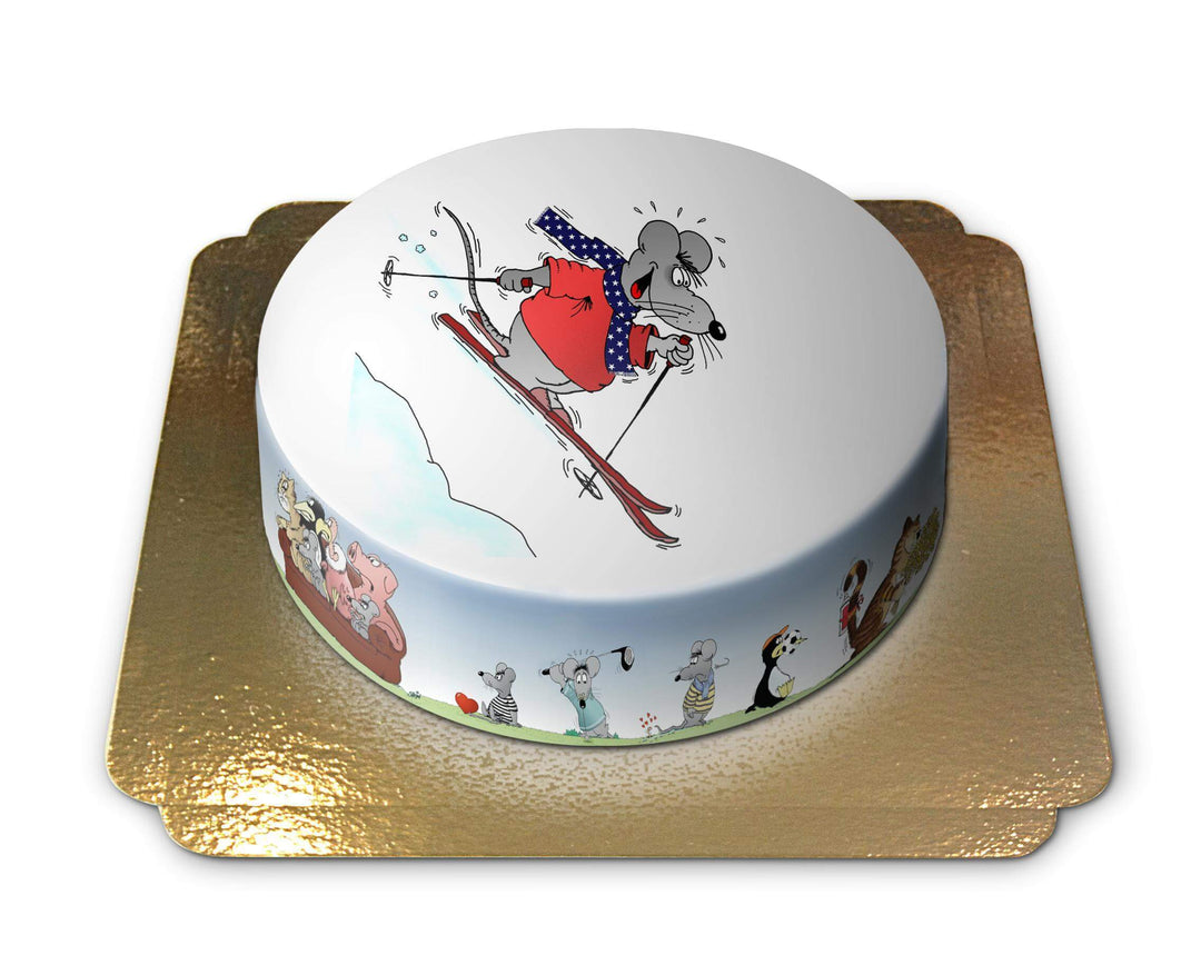 Ski Mouse – Uli Stein