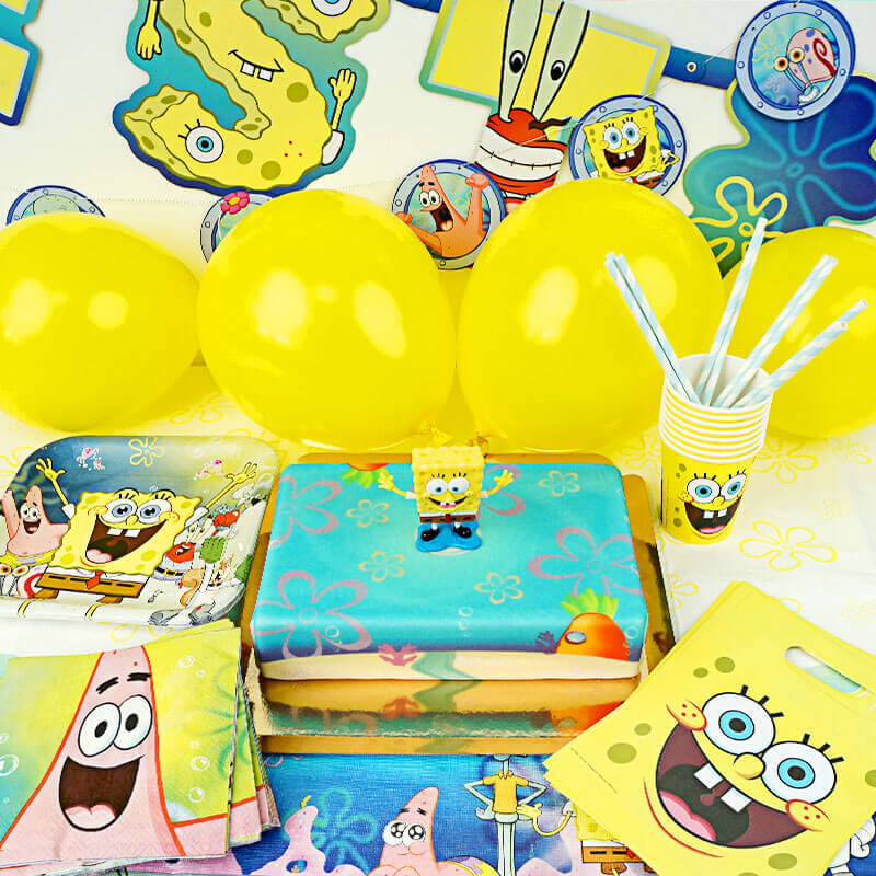 Spongebob® Party Set incl. Cake