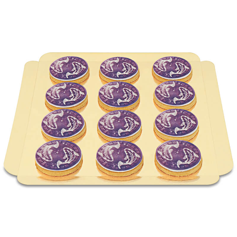 Zodiac Pisces biscuits (12 pieces)