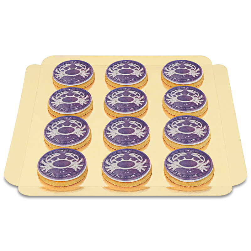 Cancer Zodiac Sign Biscuits (12 pieces)