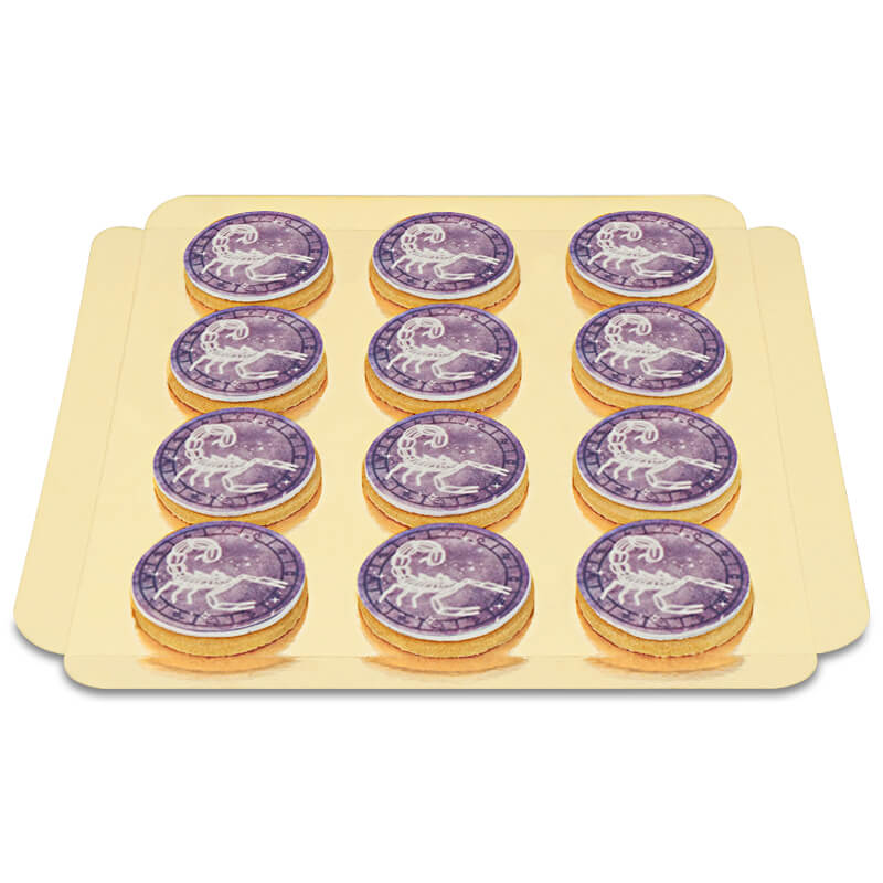 Zodiac Scorpio biscuits (12 pieces)