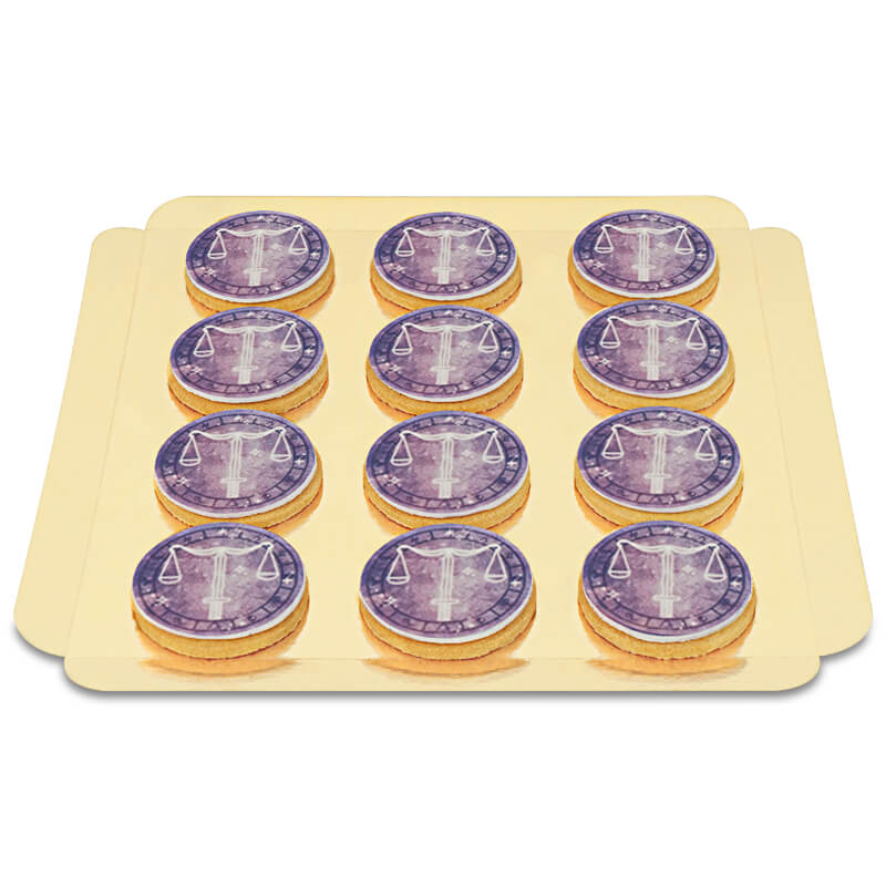Libra Zodiac Cookies (12 pieces)