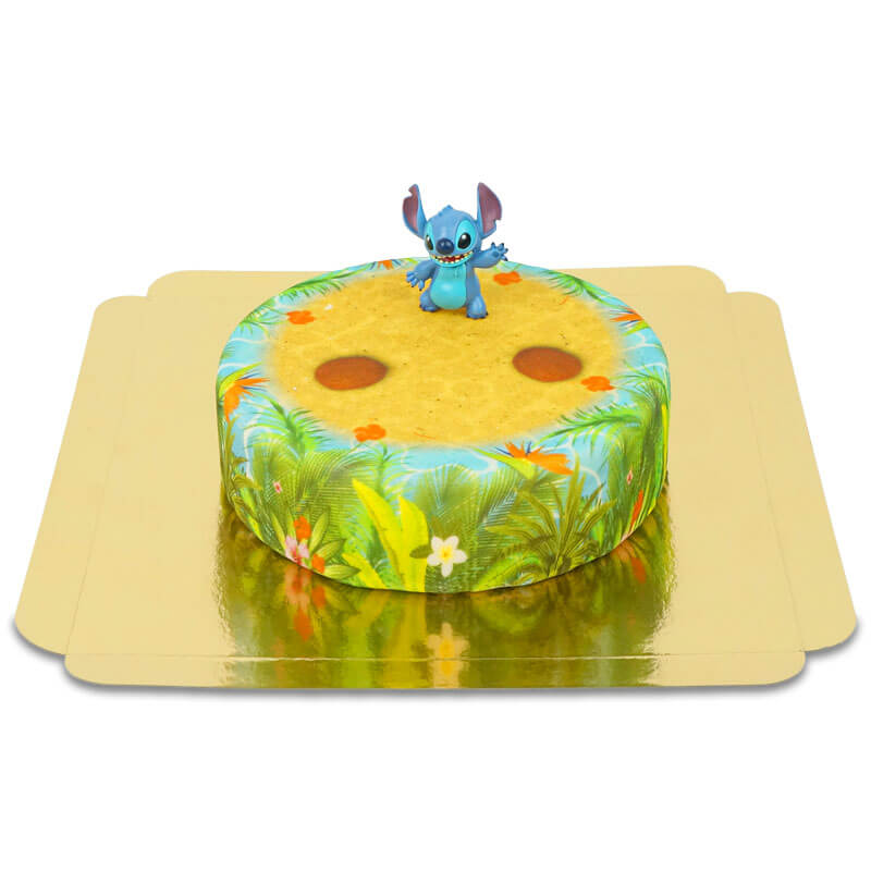 Stitch® on Tropical Beach Cake