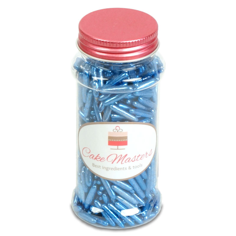 Blue Decorative Candy Canes 80g