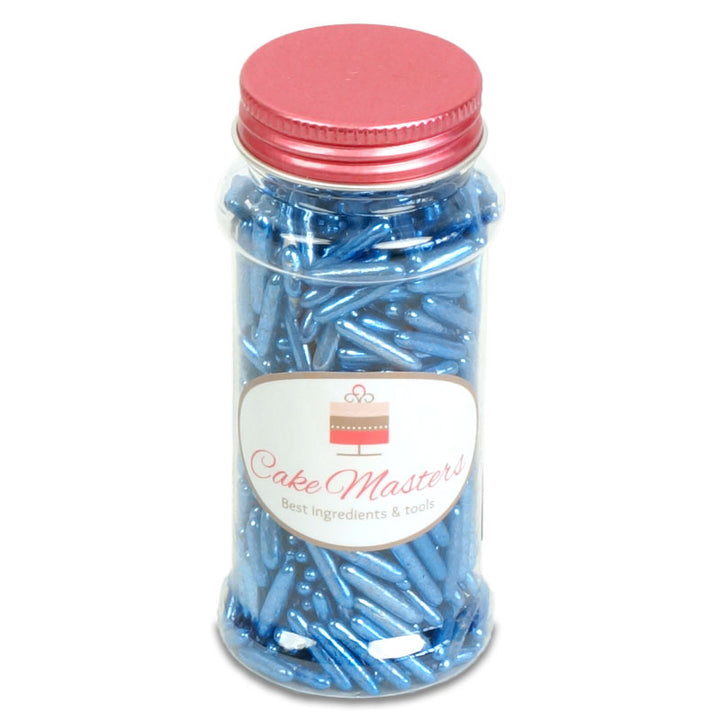 Blue Decorative Candy Canes 80g