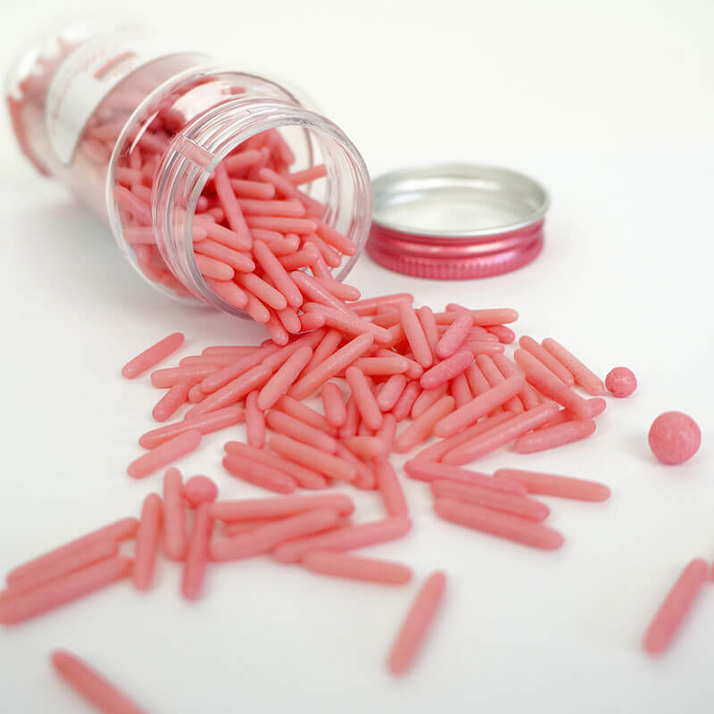 Pink Candy Cane Decoration 80g