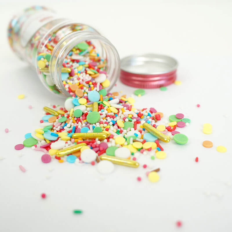 Colourful Birthday Sugar Decorations 80g