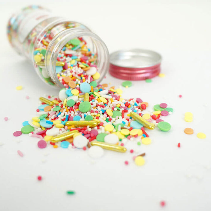 Colourful Birthday Sugar Decorations 80g