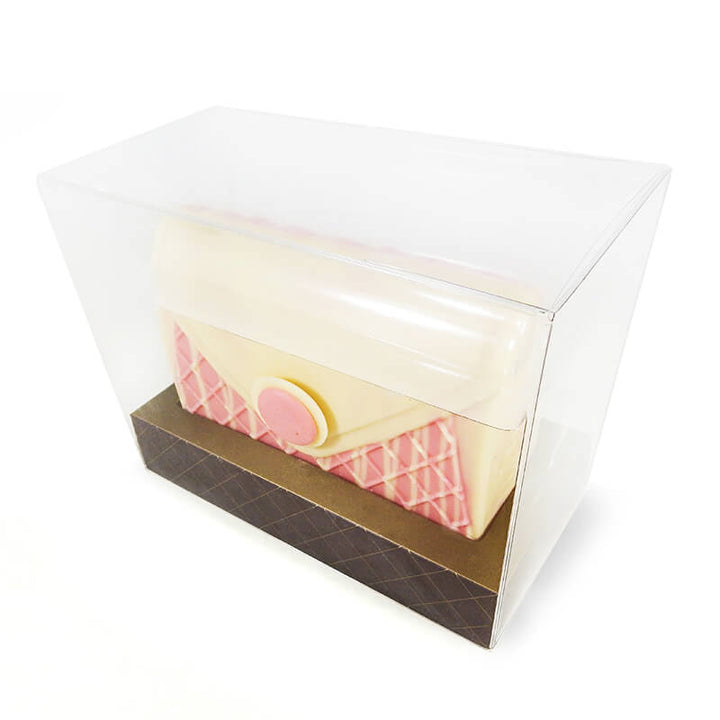 White chocolate handbag