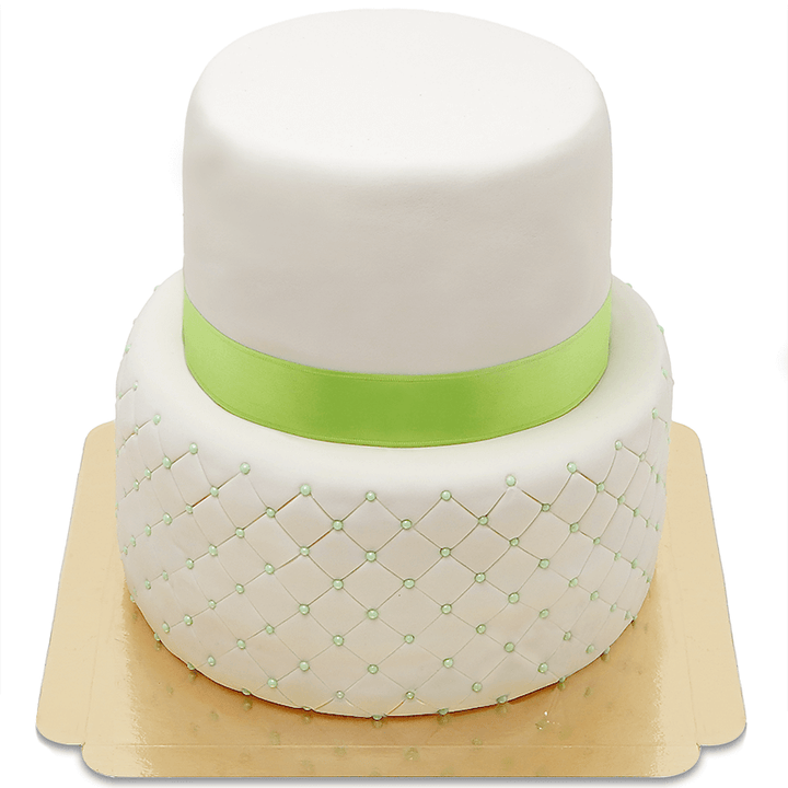 Happy Birthday Deluxe two-tier cake – various colours