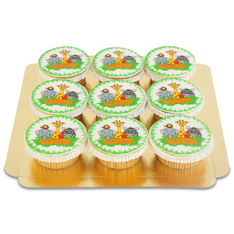 Animal Cupcakes (9 pieces)