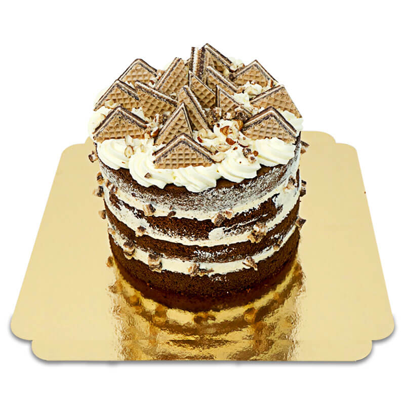 Cake with Knoppers® wafer slices