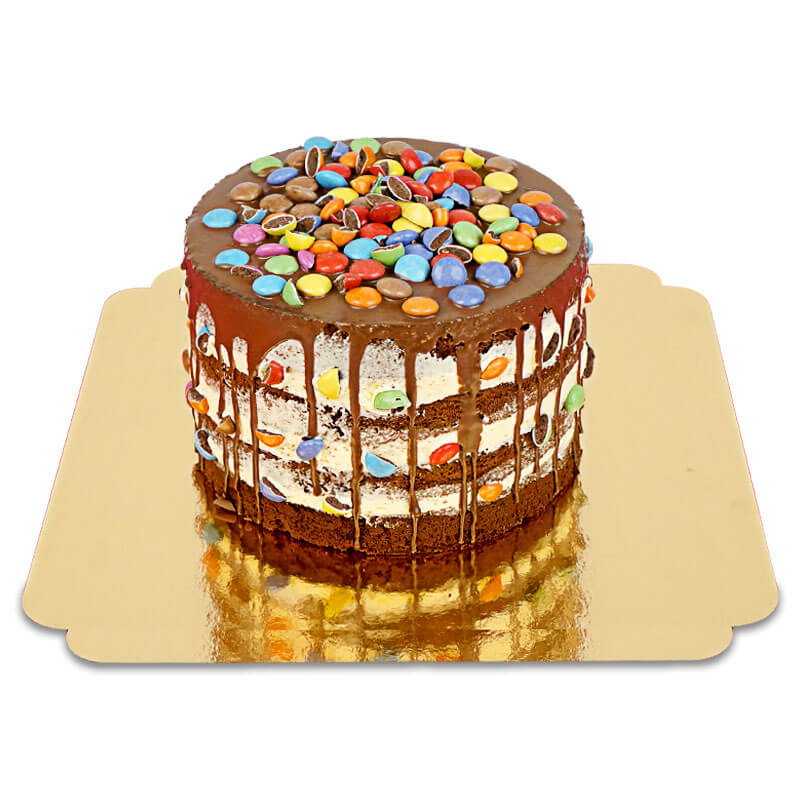 Cake with SMARTIES® chocolate beans