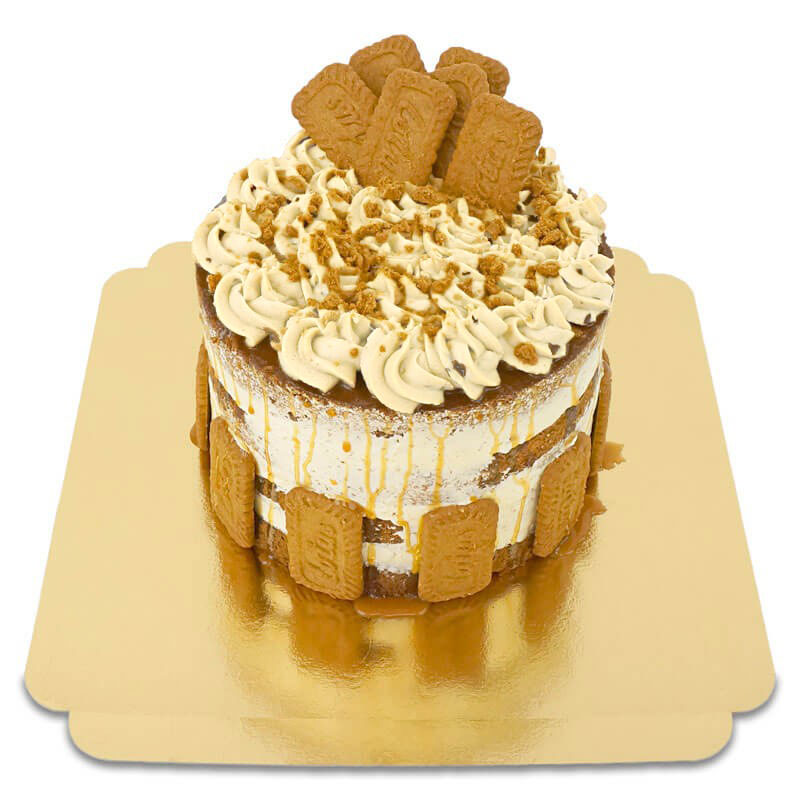 Cake with Lotus Biscoff® biscuits