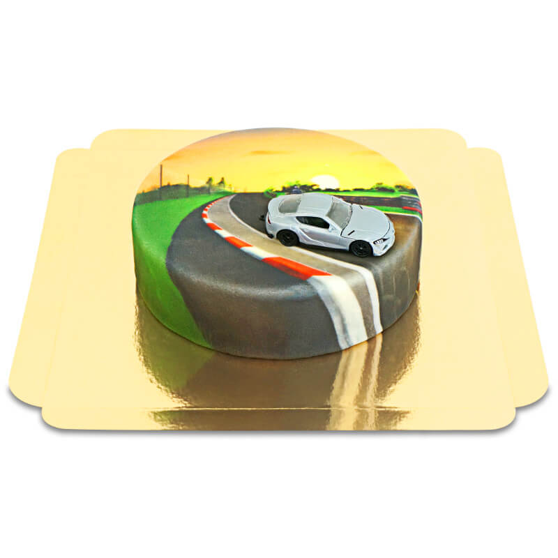 Toy car on cake – TOYOTA