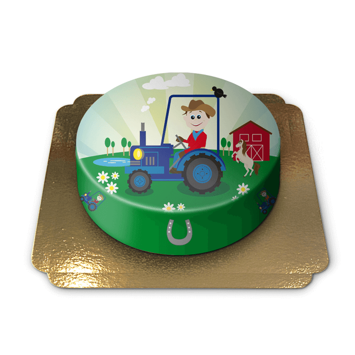 Tractor children’s cake