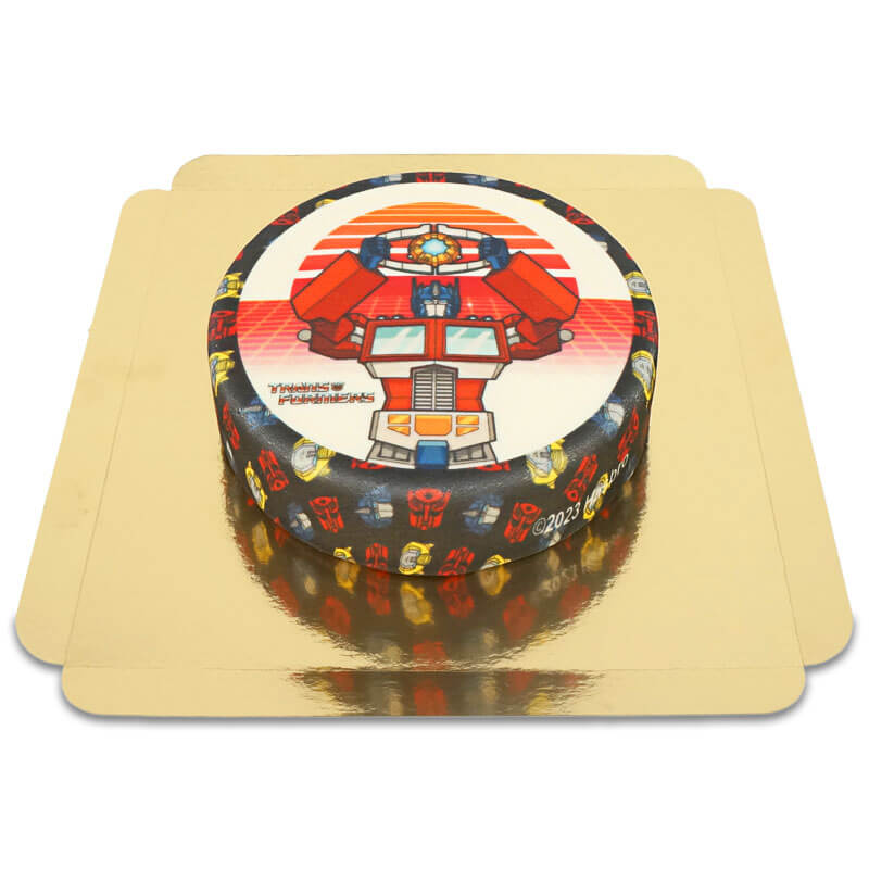 Transformers Optimus Prime Cake