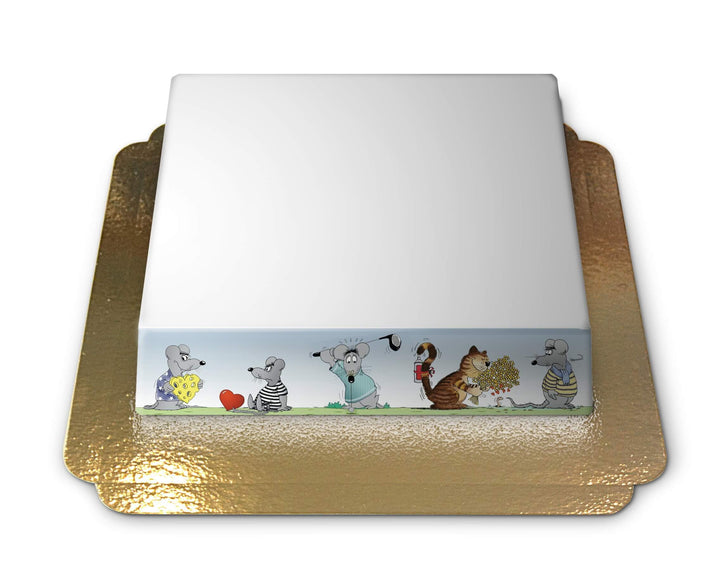 Photo cake in Uli Stein design