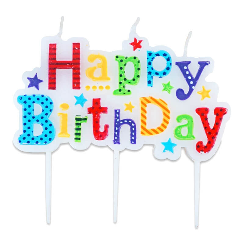Funny Happy Birthday cake candle