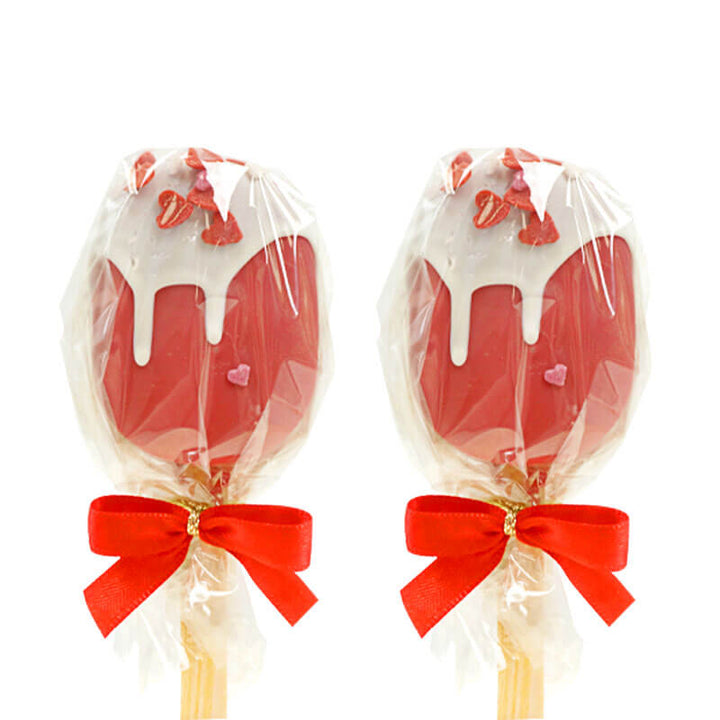 Valentine's Day Cake Popsicle Red (10 pieces)