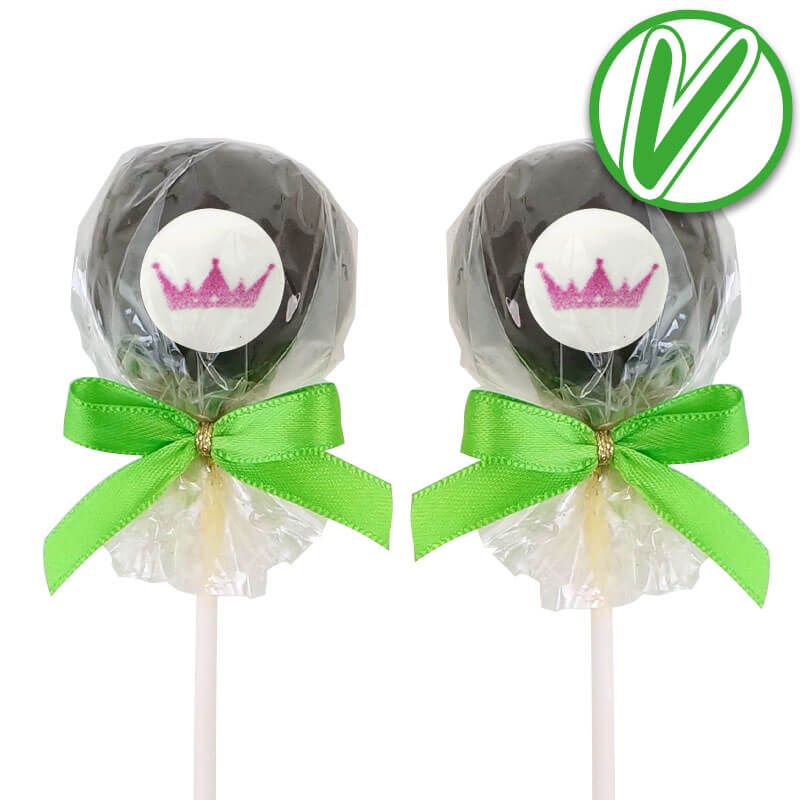Vegan cake pops with logo (12 pieces)