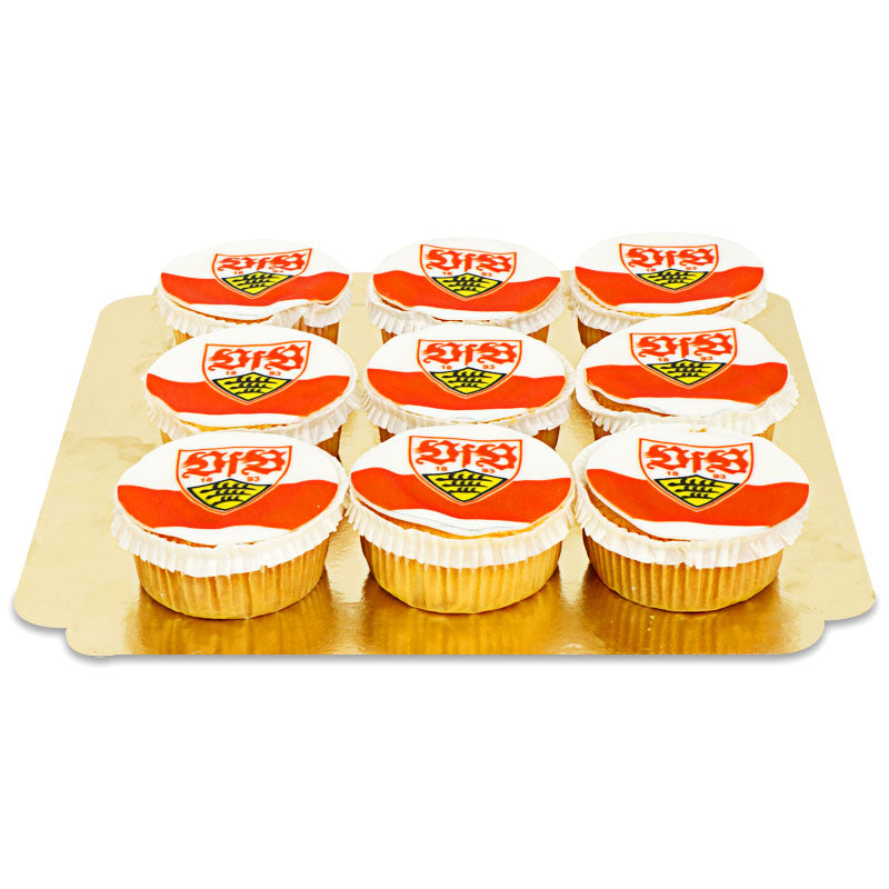 VfB Stuttgart - Cupcakes (9 pieces)