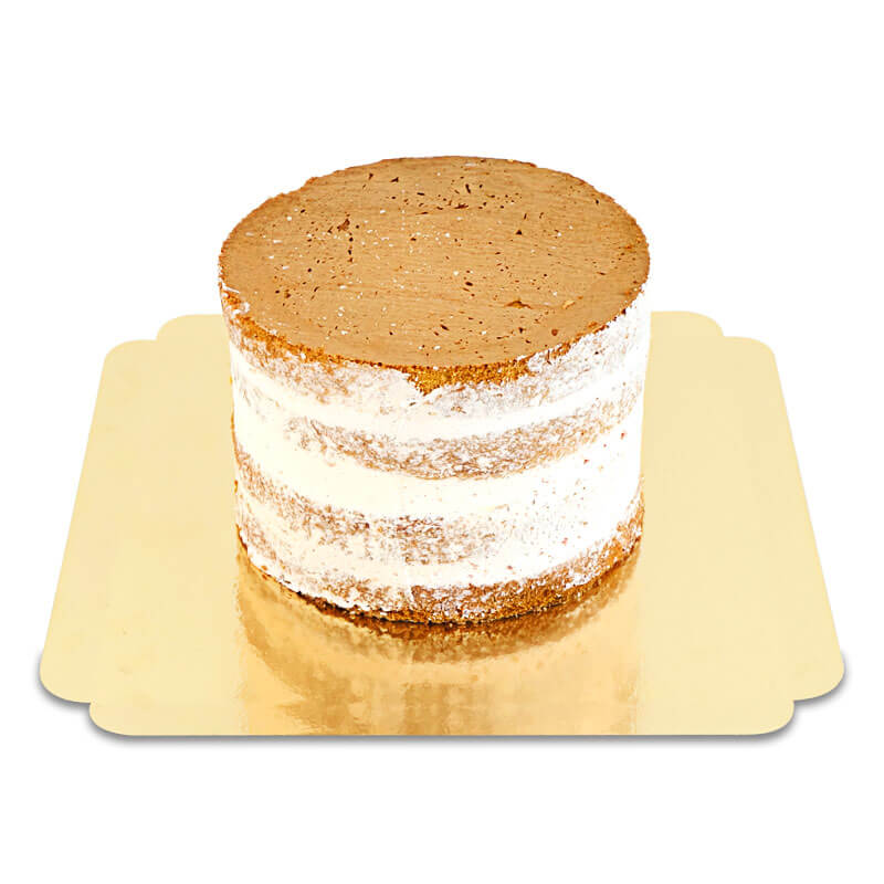 Naked Vanilla Cake – various sizes, with biscuit crunch