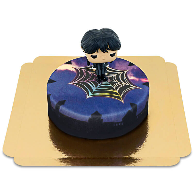 Wednesday® figure on Academy cake