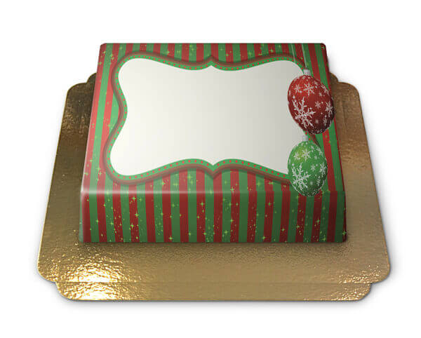 Photo cake S Christmas – 20 x 14 cm