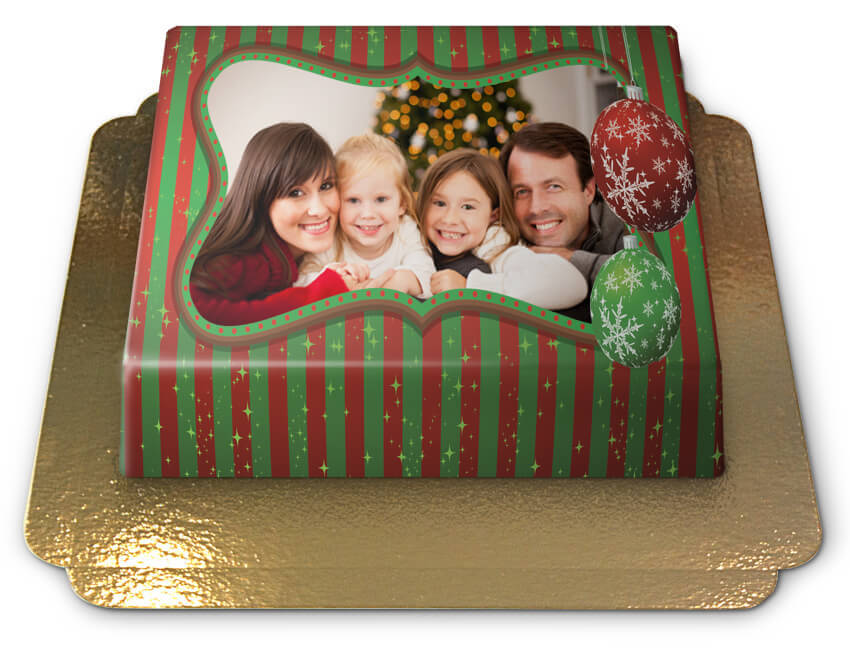 Photo cake S Christmas – 20 x 14 cm