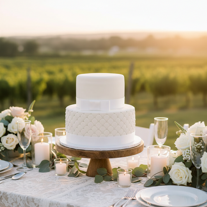 White Wedding Cake "White Wedding"