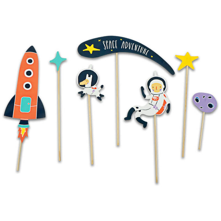 Space cake topper