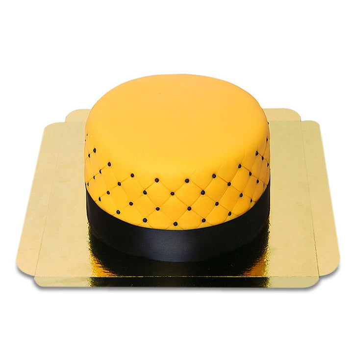 Yellow Deluxe Cake - double height