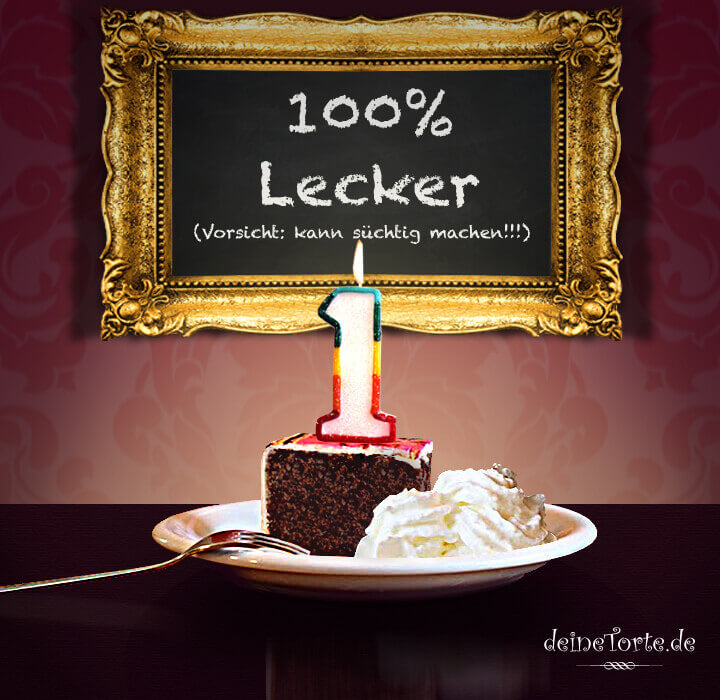 Colourful number candle 5